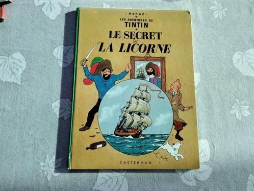 BD Le secret de la licorne, Tintin 1947, Boeken, Stripverhalen, Gelezen, Eén stripboek, Ophalen