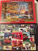 Puzzle 2 x 1500 pièces, Enlèvement ou Envoi, 500 à 1500 pièces, Comme neuf, Puzzle