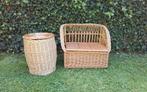 Rieten zeteltje + mandje, Kinderen en Baby's, Ophalen of Verzenden, Gebruikt