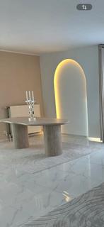 Table à manger travertin, Enlèvement, Comme neuf