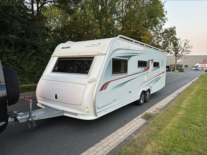 Kabe Imperial 740 2017 / mover/ EP systeem/ airco enz, Caravans en Kamperen, Caravans, Particulier, tot en met 4, 2000 kg en meer