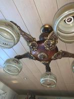 Luster, Huis en Inrichting, Lampen | Kroonluchters, Ophalen, Zo goed als nieuw, Glas