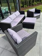 Loungeset, Tuin en Terras, Tuinsets en Loungesets, Ophalen, Zo goed als nieuw, 6 zitplaatsen, Loungeset