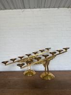 2 prachtige antieke grote druivenkandelaars, Ophalen of Verzenden