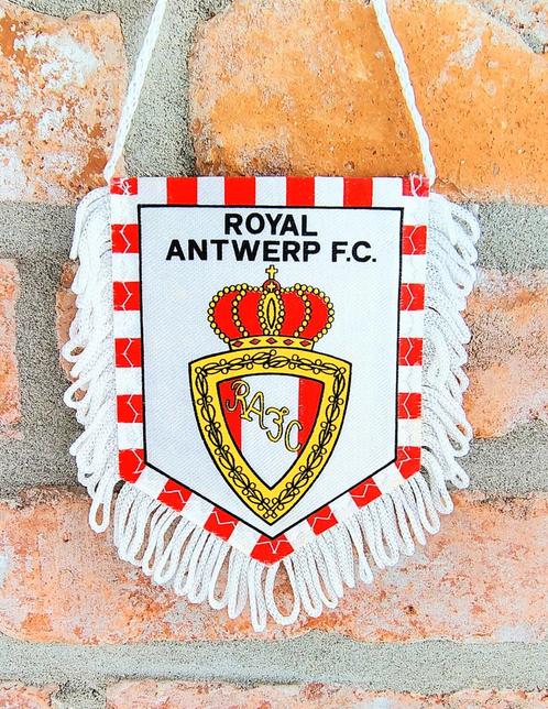 Royal Antwerp FC unieke vaandel 1990s, Verzamelen, Sportartikelen en Voetbal, Zo goed als nieuw, Spel, Ophalen of Verzenden