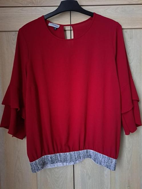 Blouse rouge bordeaux à manches 3/4 taille 46, Vêtements | Femmes, Blouses & Tuniques, Comme neuf, Taille 46/48 (XL) ou plus grande