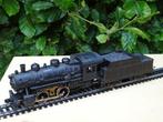 Stoomlocomotief met tender - Lima - HO, Hobby en Vrije tijd, Gebruikt, Ophalen of Verzenden, Lima, Gelijkstroom