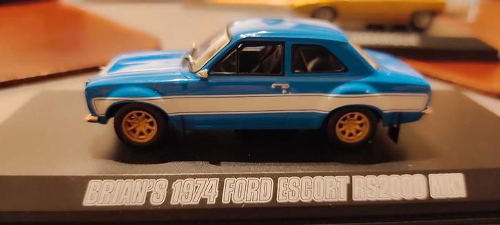 Ford Escort MK1 RS2000 Greenlight 1974 1:43 in vitrinedoosje, Hobby en Vrije tijd, Modelauto's | 1:43, Nieuw, Auto, Ophalen of Verzenden