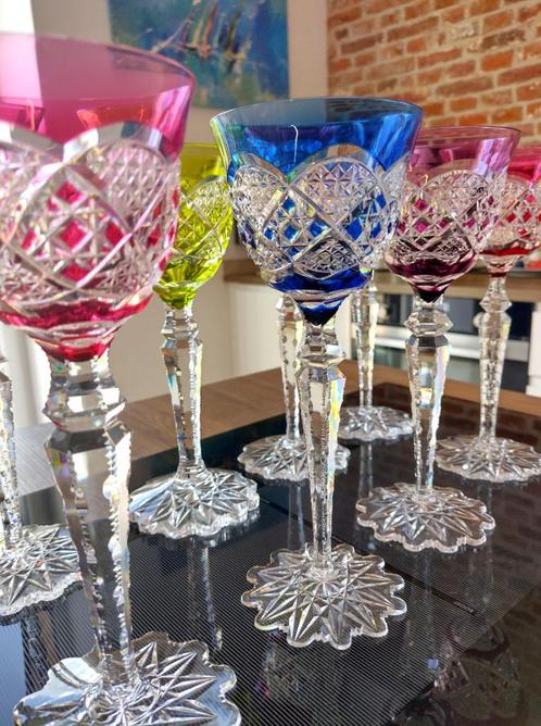 Val Saint Lambert oude Verrept . Per stuk of het geheel, Antiek en Kunst, Antiek | Glaswerk en Kristal, Ophalen