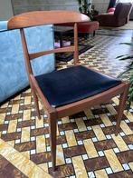 4 chaises de salle à manger vintage danoises, Midcentury, Quatre, Brun, Bois