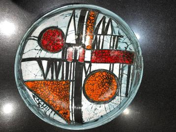 Vintage design ABSTRACTE compositie Ilona BENKO 32cm ceramic beschikbaar voor biedingen