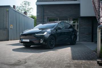 Tesla model X, Automaat, Model X, Zwart, Leder