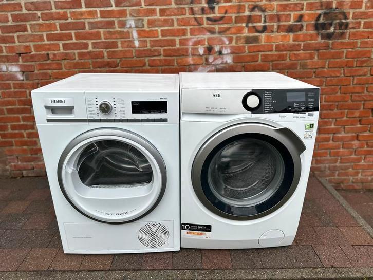 Wasmachine en droogkast Aeg Siemens werken perfect, Elektronische apparatuur, Wasmachines, Zo goed als nieuw, Ophalen