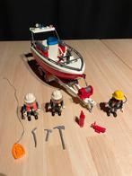Playmobil brandweerboot 4823, Ensemble complet, Utilisé, Enlèvement ou Envoi