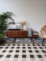Vintage midcentury dressoir | platenspeler meubel | kast, Huis en Inrichting, Ophalen, Gebruikt, 100 tot 150 cm, Vintage