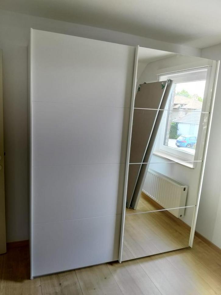 Schuifdeurkast 181cm - decor - wit - Weba, Huis en Inrichting, Kasten | Kleerkasten, Zo goed als nieuw, 150 tot 200 cm, 150 tot 200 cm
