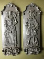 2x Handarbeit en Helmstedt .Zinn reliéf 1687, Ophalen of Verzenden