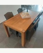 Massieve eiken tafel + 4 Vincent Sheppard stoelen loyd loom, Huis en Inrichting, Ophalen, Gebruikt
