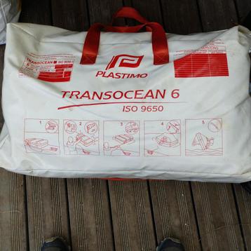 Plastimo transocean offshore reddingsvlot - 6p +zak 24 uur beschikbaar voor biedingen