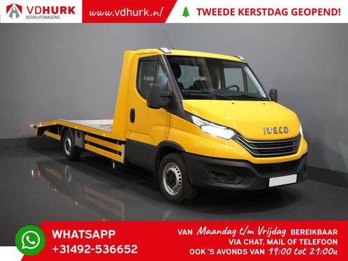 Iveco Daily 3.0 180 pk Autotransporter/ Oprijwagen/ Autoambu, Auto's, Bestelwagens en Lichte vracht, Bedrijf, ABS, Adaptive Cruise Control