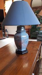 lampe de salon bleue, Maison & Meubles, Utilisé, Enlèvement ou Envoi, Tissus, 50 à 75 cm