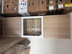 Meuble besta double vitrine. État nickel, Huis en Inrichting, Kasten | Vitrinekasten, Ophalen, 100 tot 150 cm, 200 cm of meer