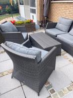 Rotan tuinset, Ophalen, 4 zitplaatsen, Gebruikt, Rotan