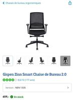 Chaise de bureau pro - Gispen Zinn NEN 1335, Huis en Inrichting, Bureaustoelen, Bureaustoel, Zo goed als nieuw