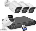 4K security cameras met NVR., TV, Hi-fi & Vidéo, Caméras de surveillance, Caméra extérieure, Enlèvement