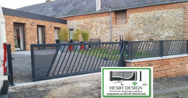 Barrière, nieuwe poort ZONDER ONDERHOUD, Tuin en Terras, Tuinhekken en Hekwerk, Nieuw, Met poort, Ophalen