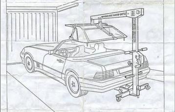 Mercedes cabrio hardtop removal /transport beschikbaar voor biedingen