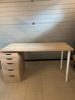 Bureau met ladenkast., Ophalen, Zo goed als nieuw, Bureau
