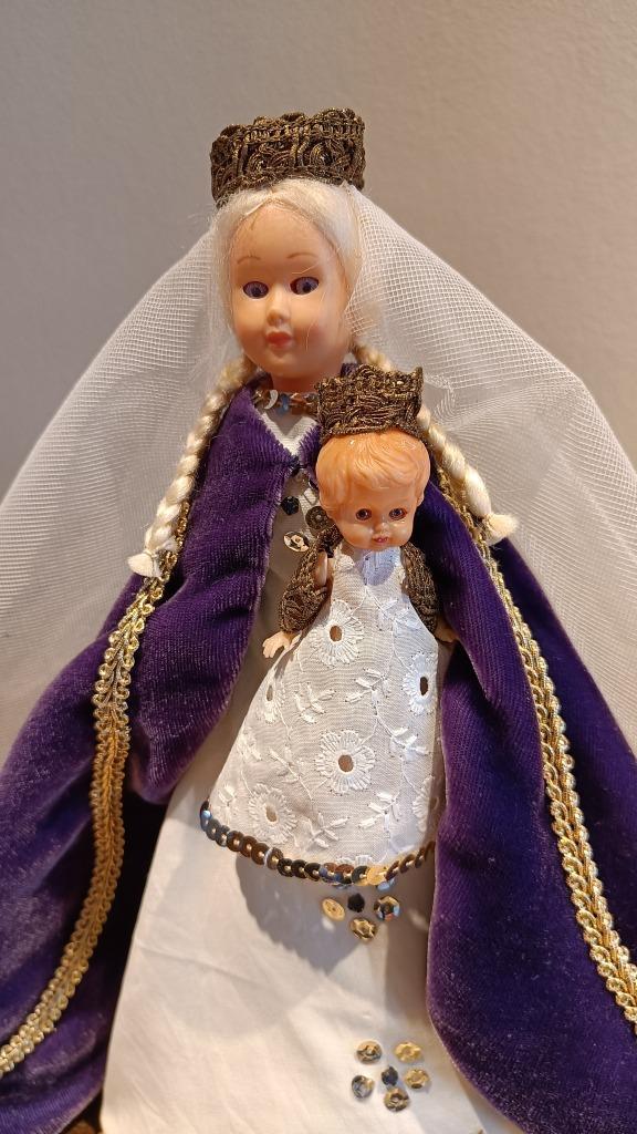 Globe Heilige met kind (onder stolp), Antiek en Kunst, Curiosa en Brocante, Ophalen of Verzenden