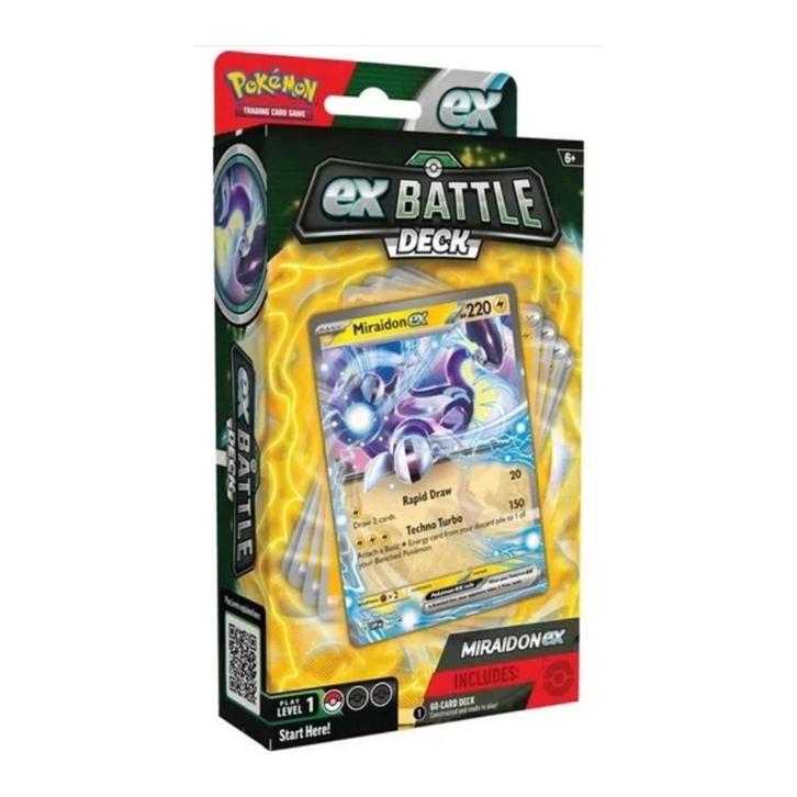 Pokemon Battle Deck - Miraidon Ex ENG, Hobby en Vrije tijd, Verzamelkaartspellen | Pokémon, Nieuw, Booster, Foil, Ophalen of Verzenden