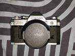 Canon AE-1 + 50mm lens + lenskapje, Ophalen, Gebruikt, Spiegelreflex, Canon