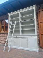 Massieve boekenkast/bibliotheekkast (GRATIS LEVERING), Ophalen of Verzenden, Zo goed als nieuw