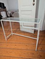 Bureau de travail blanc et transparent, Huis en Inrichting, Ophalen, Bureau