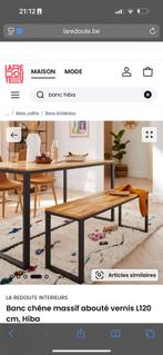 Ensemble 4 pièces Hiba en chêne massif, Enlèvement, Comme neuf, Chêne