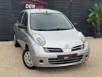 Nissan Micra 1.2i 16v Acenta A/C (bj 2007, automaat), Auto's, Nissan, Automaat, Stof, Gebruikt, Zwart