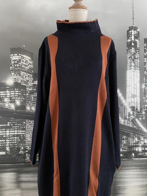 prachtige winter jurk - Alba Moda - 48, Kleding | Dames, Jurken, Zo goed als nieuw, Maat 46/48 (XL) of groter, Zwart, Onder de knie
