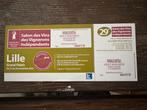 Tickets wijnbeurs lille, Tickets en Kaartjes, Overige Tickets en Kaartjes, Twee personen