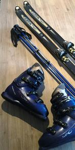 Skis Salomon Xfree 9 + chaussures homme pointure 46 + bâtons, Comme neuf, Ski, Enlèvement, Skis