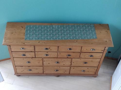 Groot grenen dressoir, Huis en Inrichting, Kasten | Ladekasten, Zo goed als nieuw, Grenenhout, Ophalen