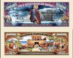 USA 1 million $ bankbiljet Noah's Ark - Historic Series UNC, Postzegels en Munten, Bankbiljetten | Amerika, Los biljet, Verzenden
