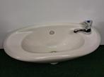 Lavabo met nieuwe kraan, Huis en Inrichting, Badkamer | Complete badkamers, Ophalen, Zo goed als nieuw