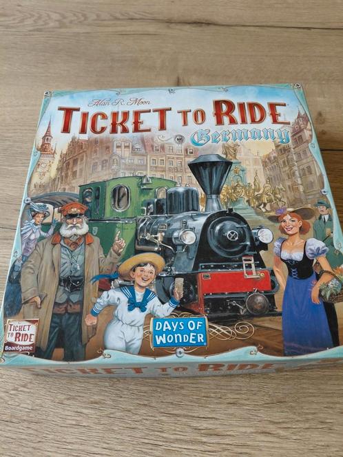 Ticket to Ride Germany te koop, Hobby en Vrije tijd, Gezelschapsspellen | Bordspellen, Zo goed als nieuw, Een of twee spelers