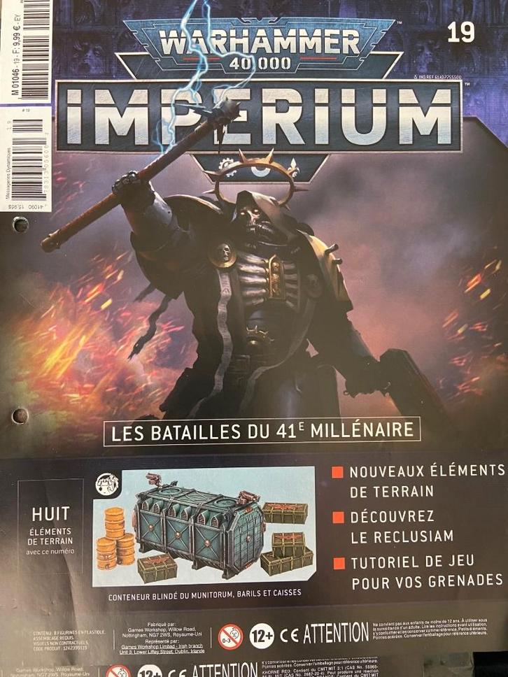 Warhammer Imperium No.19 Hachette, Hobby & Loisirs créatifs, Wargaming, Neuf, Warhammer, Envoi