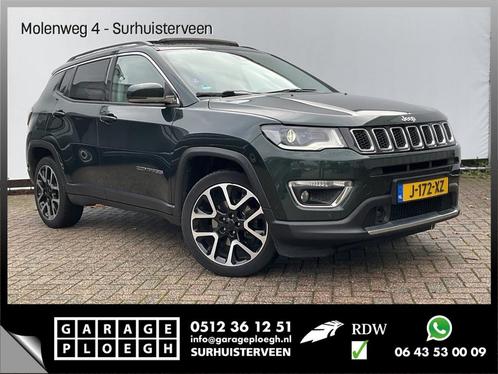 Jeep Compass 1.3T Limited Automaat Pano.dak Trekhaak Leder C, Autos, Jeep, Entreprise, Compass, ABS, Phares directionnels, Airbags