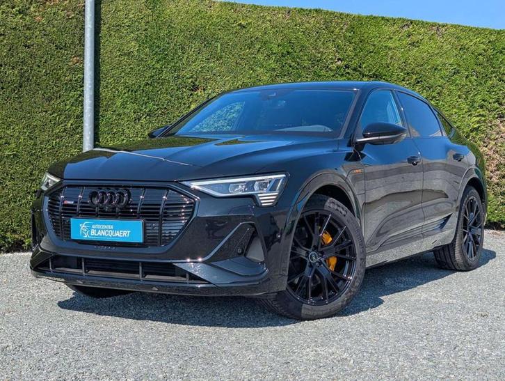 Audi Q8 e-tron Sportback (Q8)e-tron - Black edition - 2x S-l, Auto's, Audi, Bedrijf, Te koop, Q8 e-tron, 360° camera, 4x4, Achteruitrijcamera