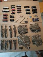 Lot Märklin: rails, wissels, locomotieven, 19 wagens, Ophalen of Verzenden, Gebruikt, Treinset, Märklin